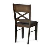 Adrian 6 Seater Dining Set (Dark Walnut)
