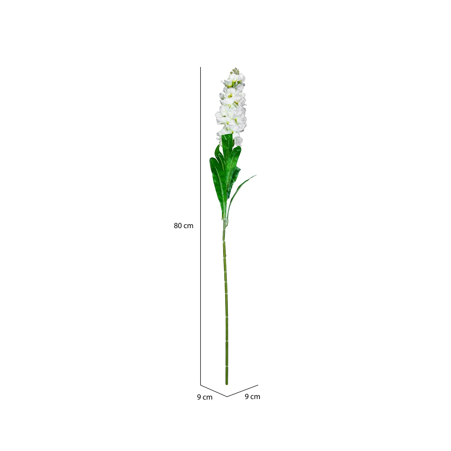 Gladiolus Artificial Stick- White