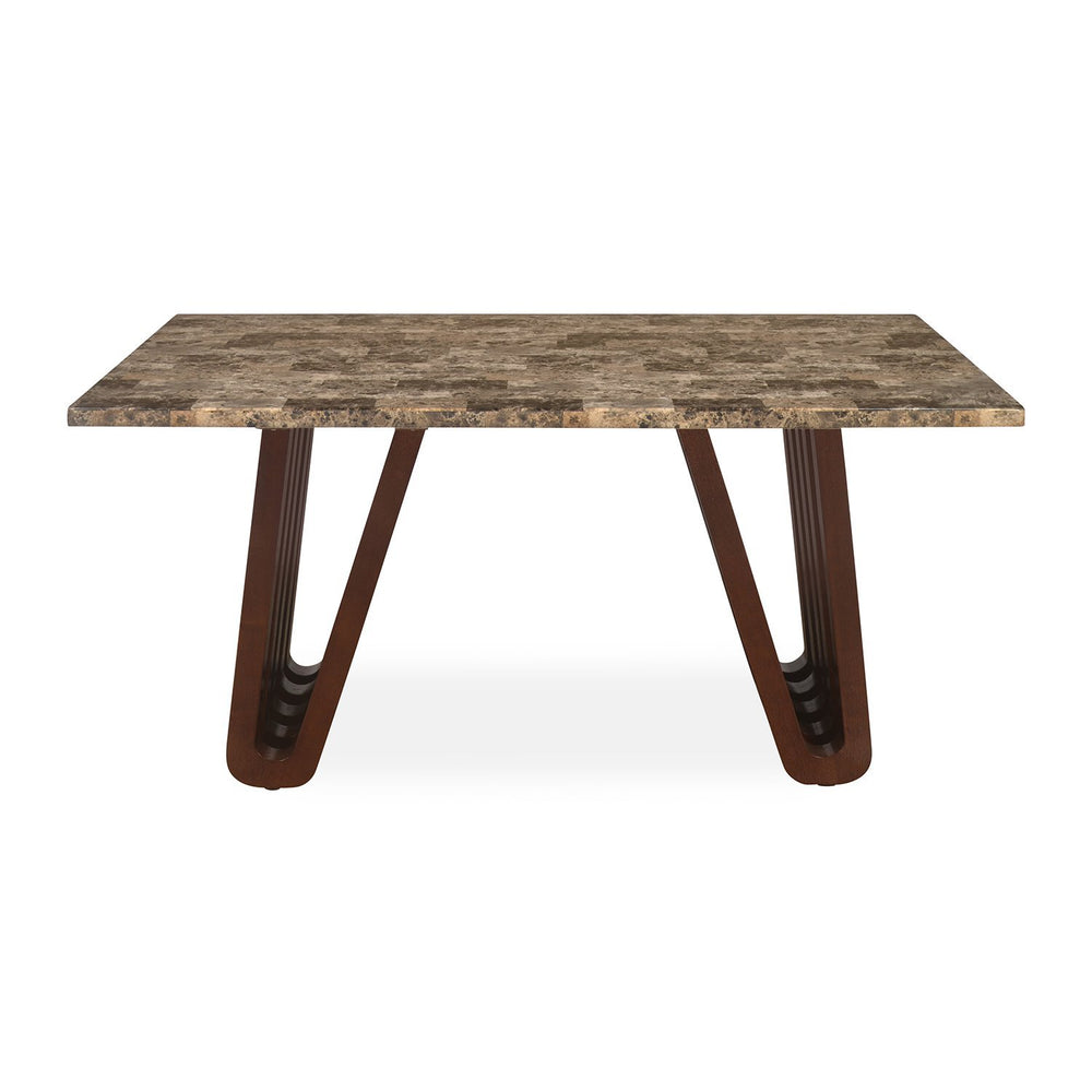 Capri 6 Seater Dining Table (Walnut)