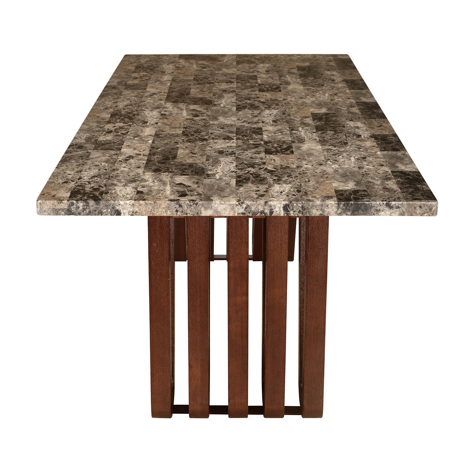 Capri 6 Seater Dining Table (Walnut)