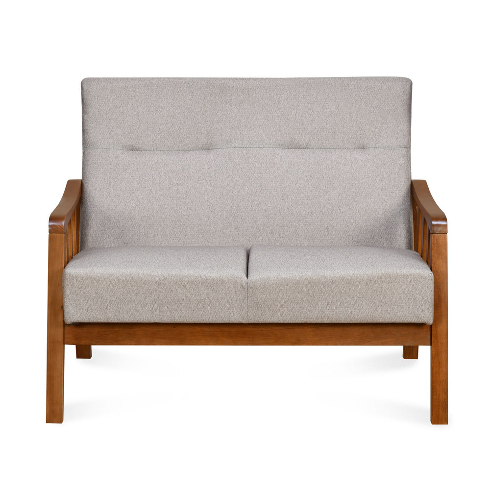 Conolly 2 Seater Fabric Sofa- Brown