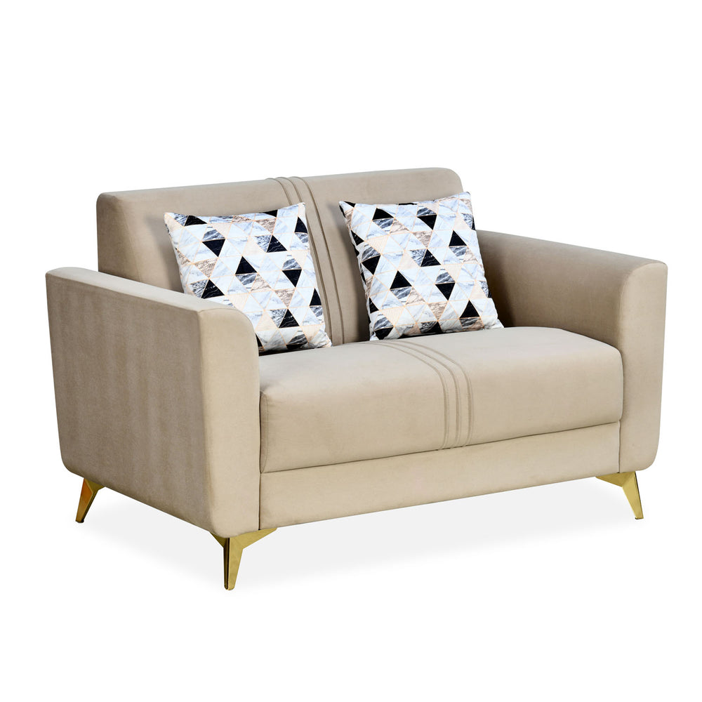 Cooper 2 Seater Fabric Sofa- Beige