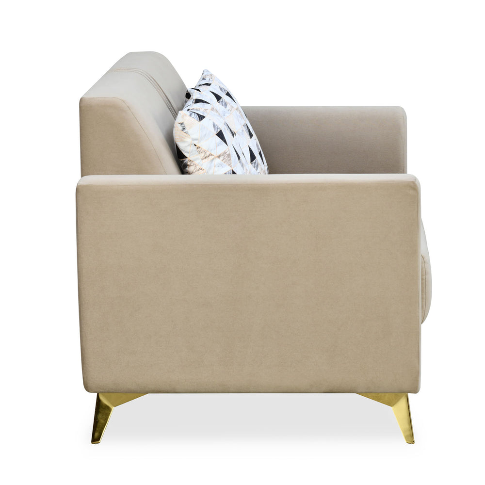 Cooper 2 Seater Fabric Sofa- Beige