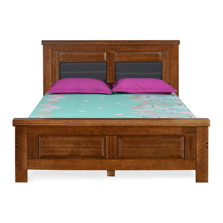 Dexter Queen Bed Without Storage (Cappucino)