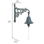 Hooked Small Door Bell- Bronze