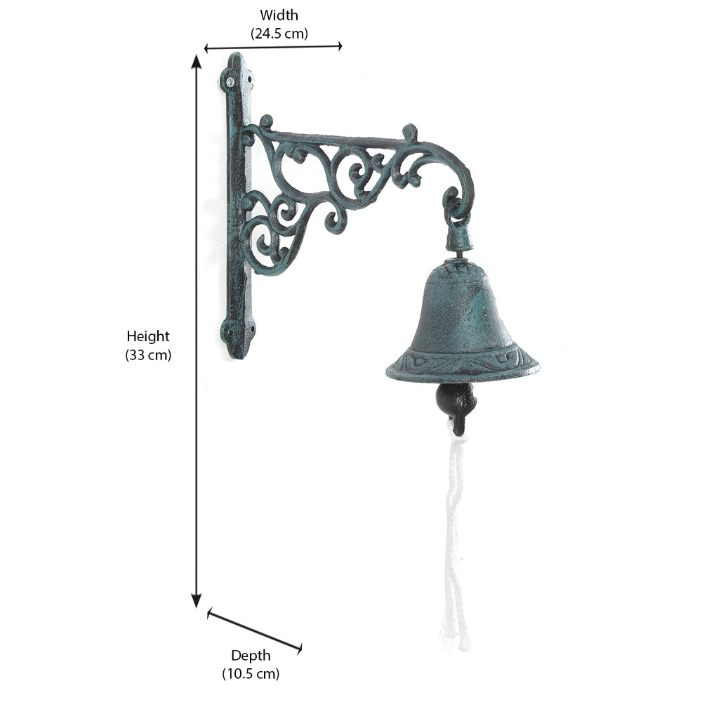 Hooked Small Door Bell- Bronze