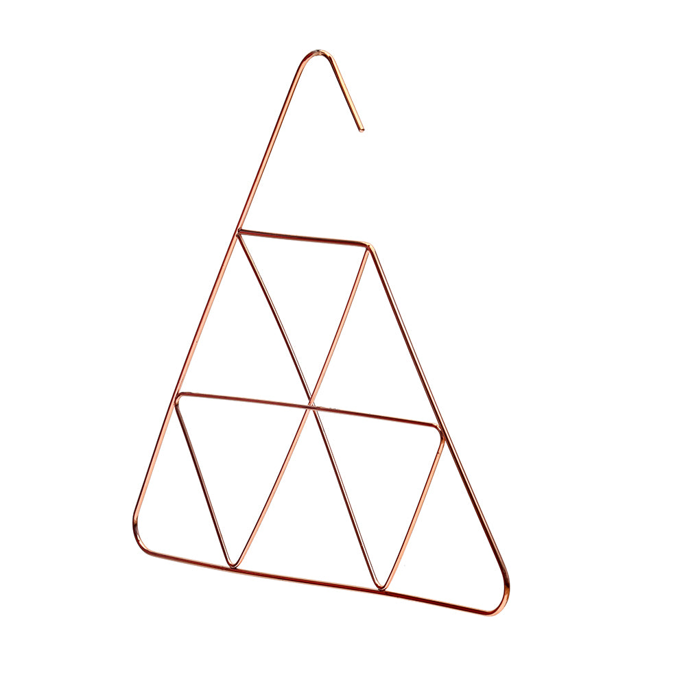 Metal Trio Scarf Hanger- Gold