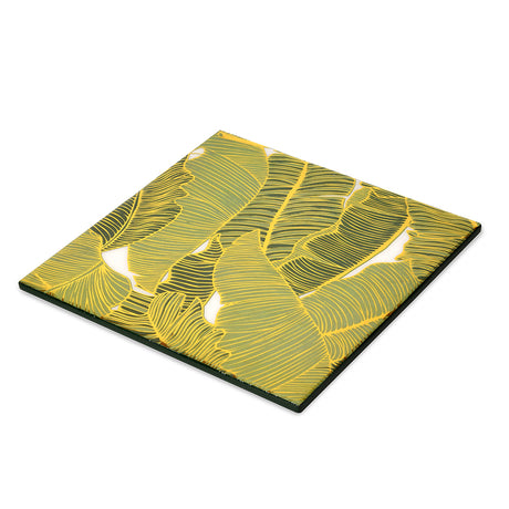 Printed MDF Wooden Trivet- Green