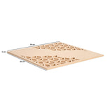 MDF Wooden Trivet- Brown & Beige