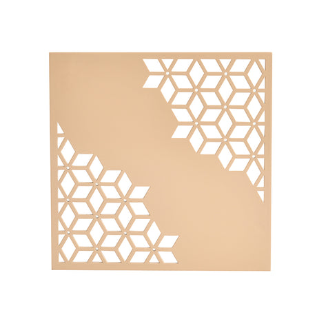 MDF Wooden Trivet- Brown & Beige