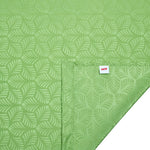 Veera Jacquard Floral 9 Ft Polyester Long Door Curtains Set of 2 (Green)