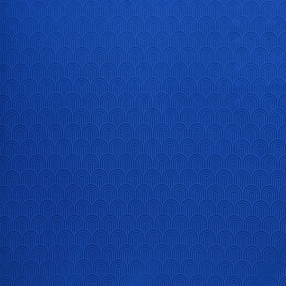 Veera Jacquard Abstract 7 Ft Polyester Door Curtains Set of 2 (Indigo)