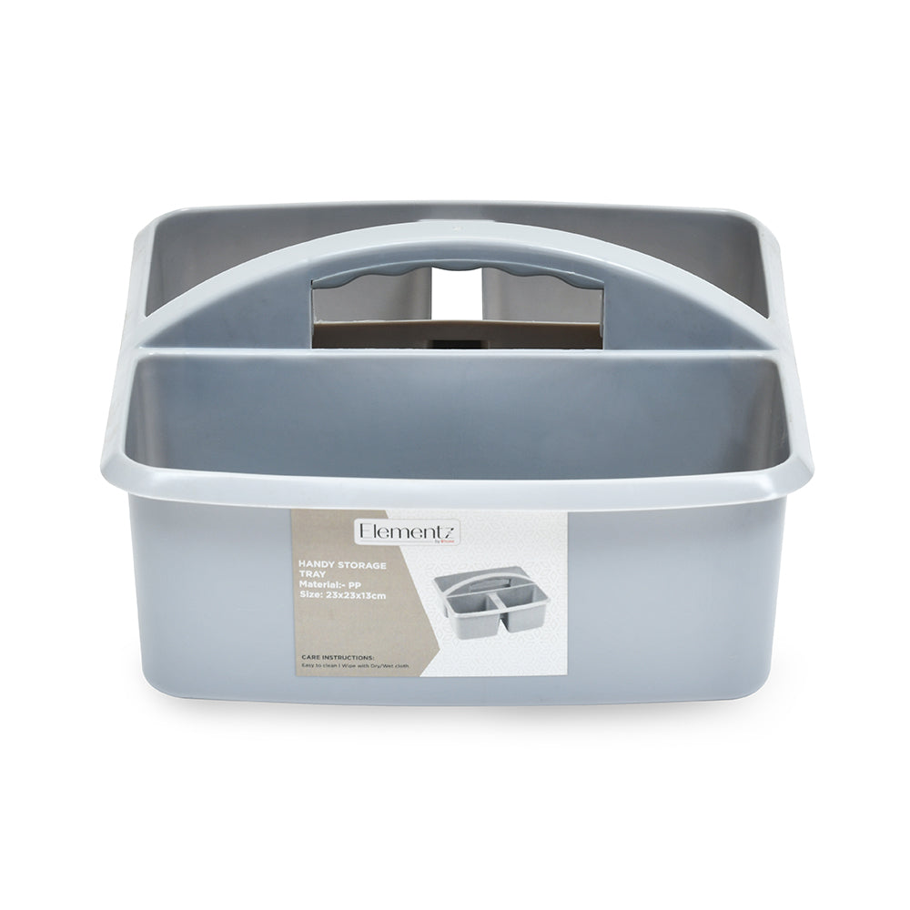 Polypropylene 3.1 L Handy Multipurpose Storage Tray- Grey