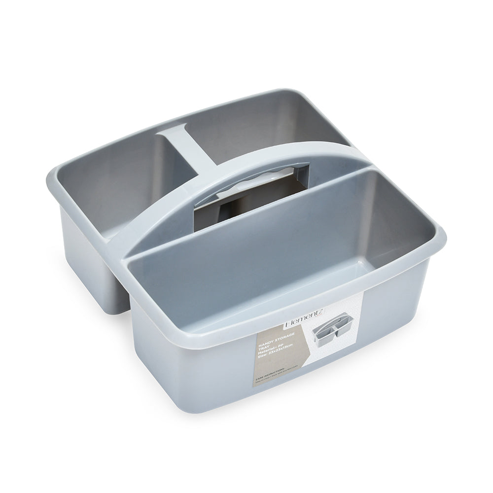 Polypropylene 3.1 L Handy Multipurpose Storage Tray- Grey