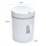 Sensor Lid Polypropylene 12 L Dustbin- Grey