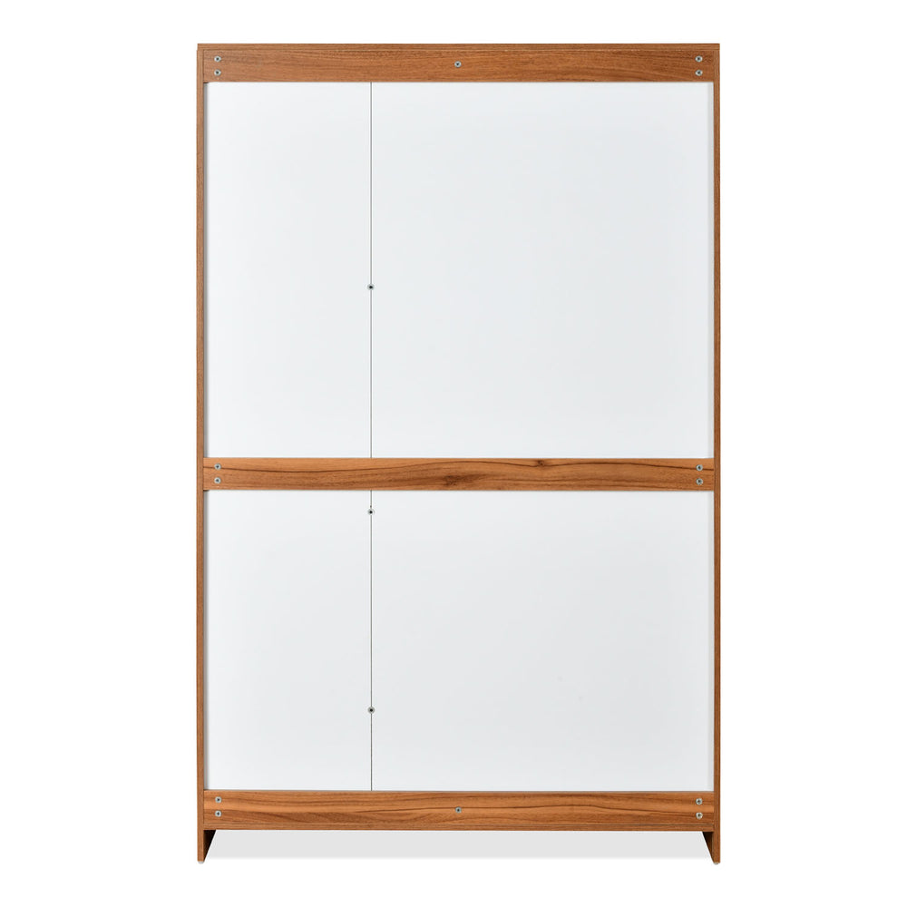 Eternal 3 Door Wardrobe With Mirror (Teak Finish)