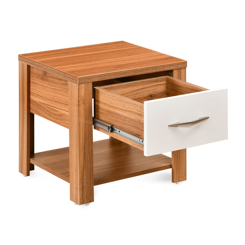 Eternal Engineered Wood Nightstand (Teak)