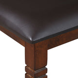 Floret 6 Seater Dining Set With Bench (Walnut)