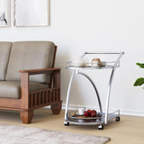 Nilkamal Juniper Serving Cart With Wheel Black