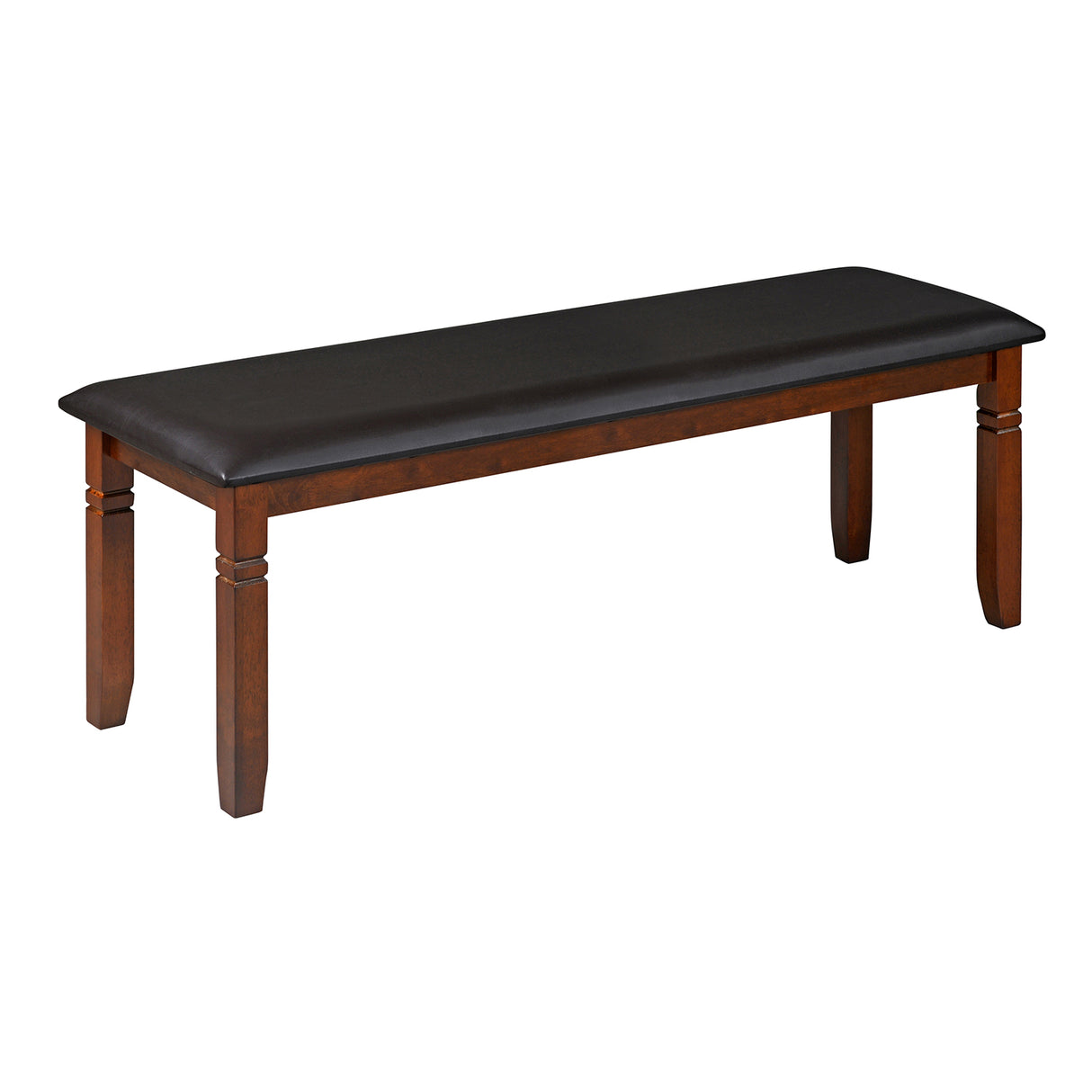 Floret 6 Seater Dining Set With Bench (Walnut)