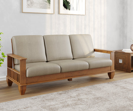 Nilkamal Elena 3 Seater Sofa (New Wenge)