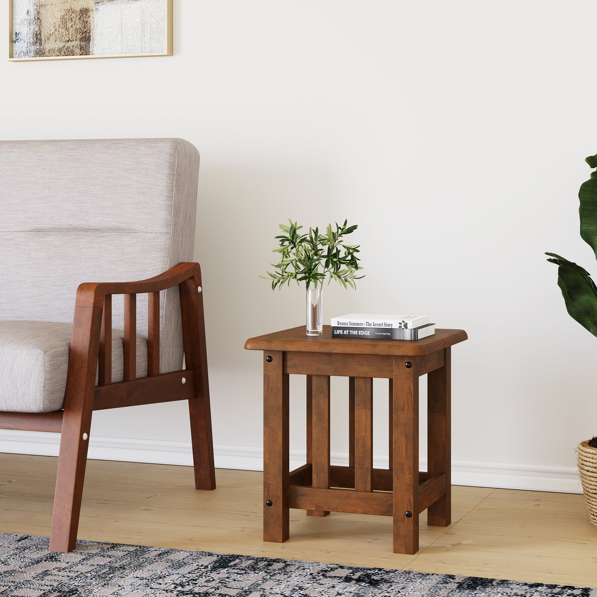 Nilkamal Conolly Side Table (Brown)