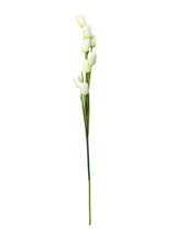 Tulip Artificial Flower Stick- White