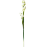 Tulip Artificial Flower Stick- White