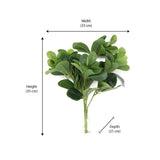 Artificial Leafy Filler Stick- Green