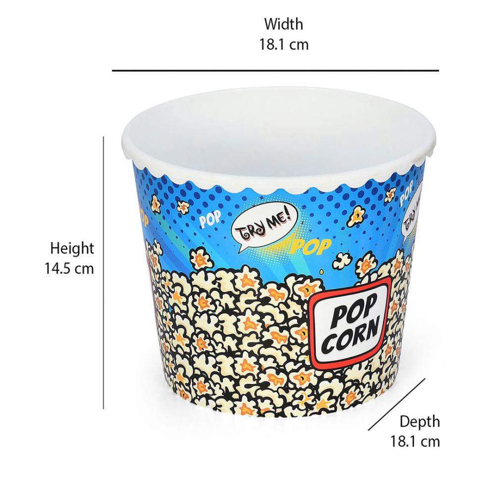 Popcorn 2000 ml Snack Tub- Blue