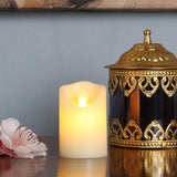 Glamor Moving LED Small Candle- White