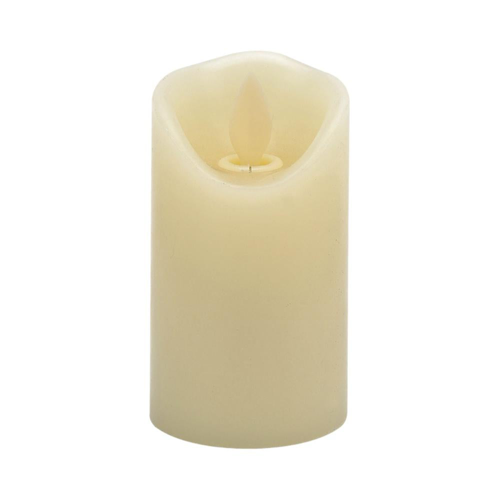Glamor Moving LED Medium Candle- White