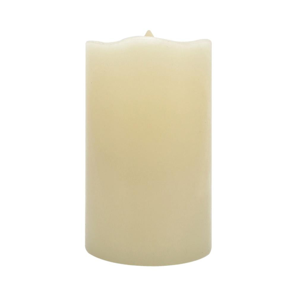 Glamor Moving LED Medium Candle- White