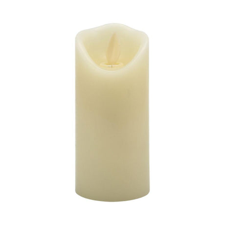 Glamor Moving LED Large Candle- White