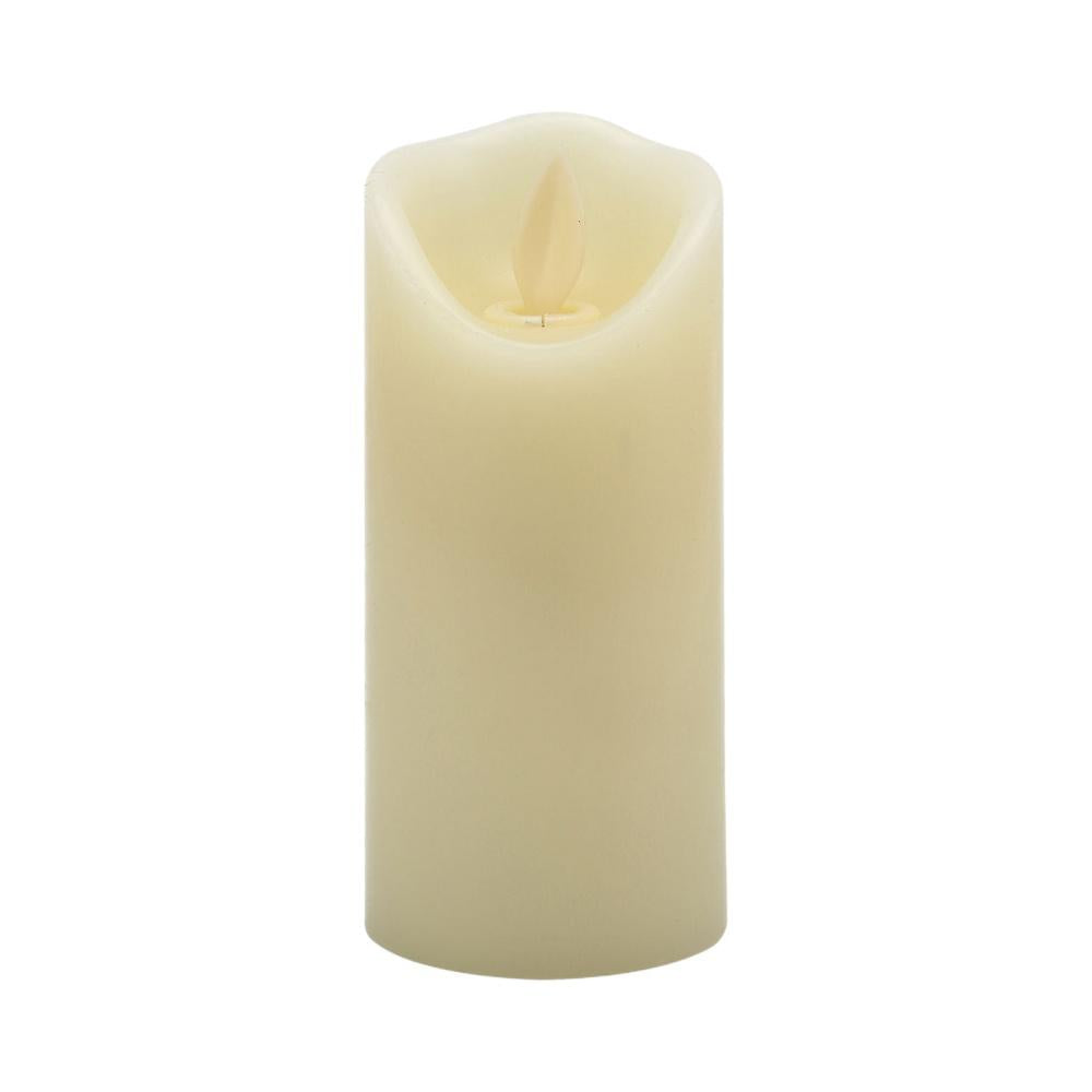 Glamor Moving LED Large Candle- White