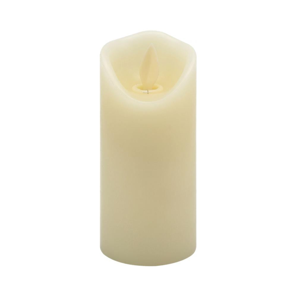 Glamor Moving LED Large Candle- White