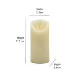 Glamor Moving LED Large Candle- White