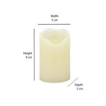 Dazzle Non Moving LED Candle- White