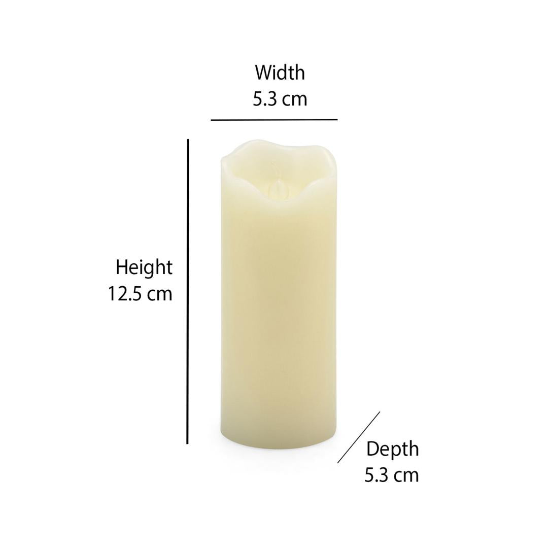 Dazzle Non Moving LED Candle- White