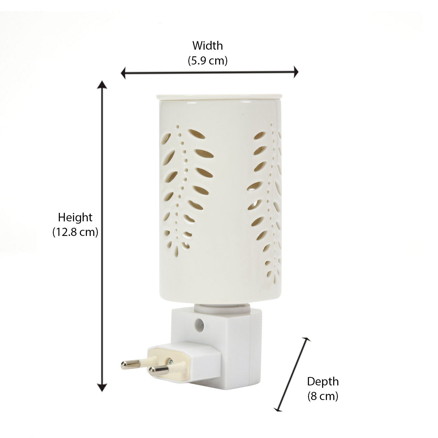 Cylindric Electric Plugin Diffuser- White
