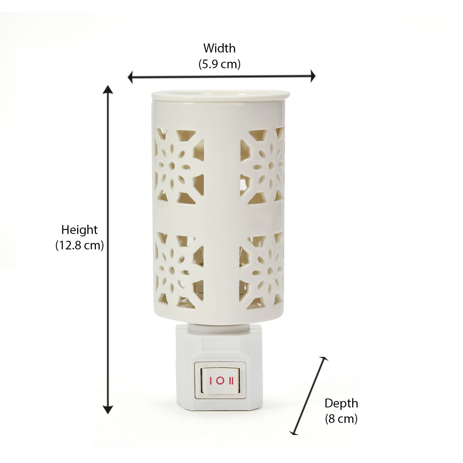 Cylindric Electric Plugin Diffuser- White