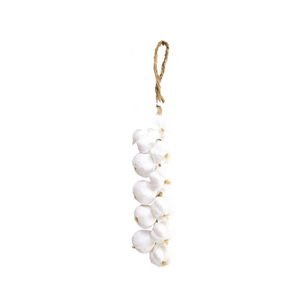 Artificial Garlic Bunch- White