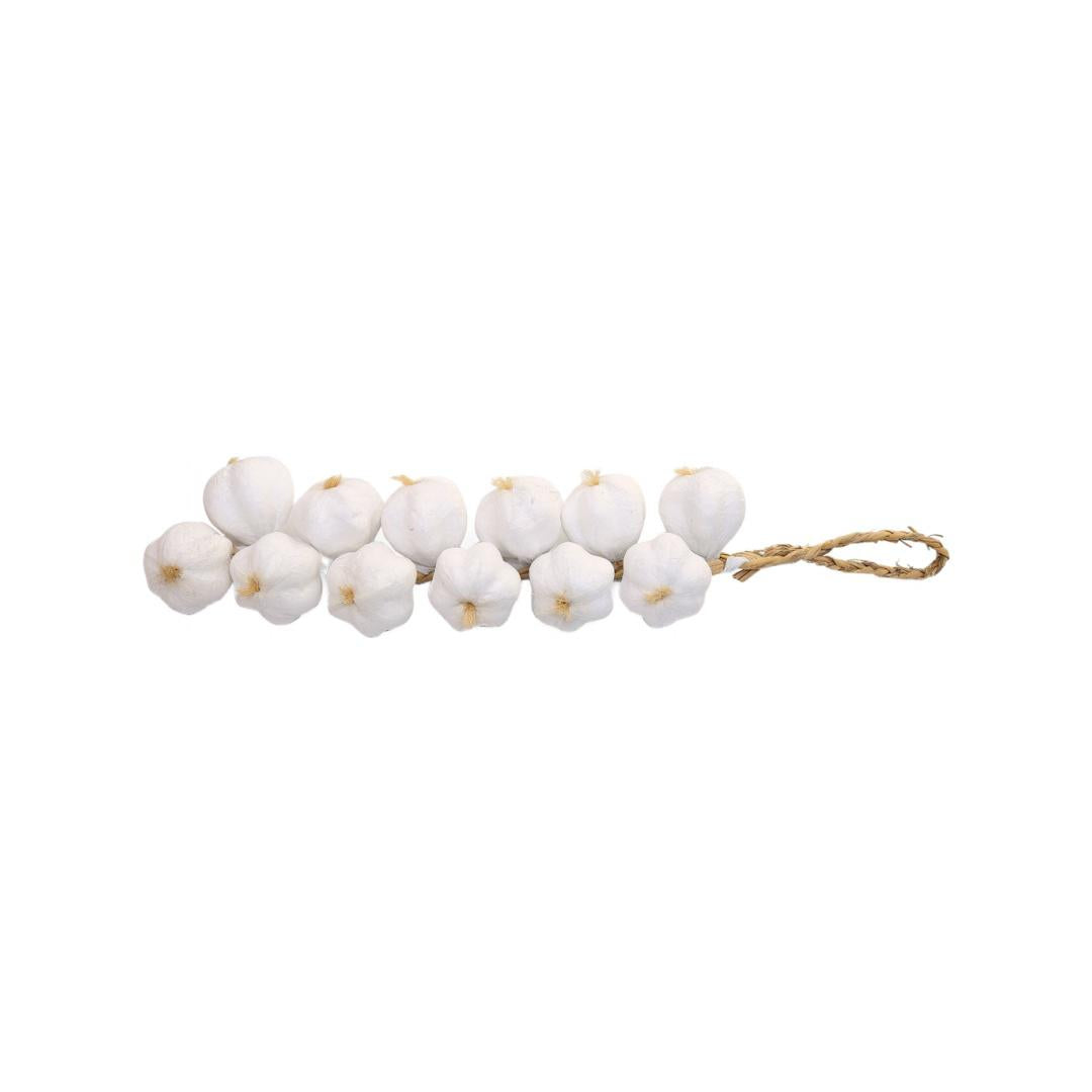 Artificial Garlic Bunch- White
