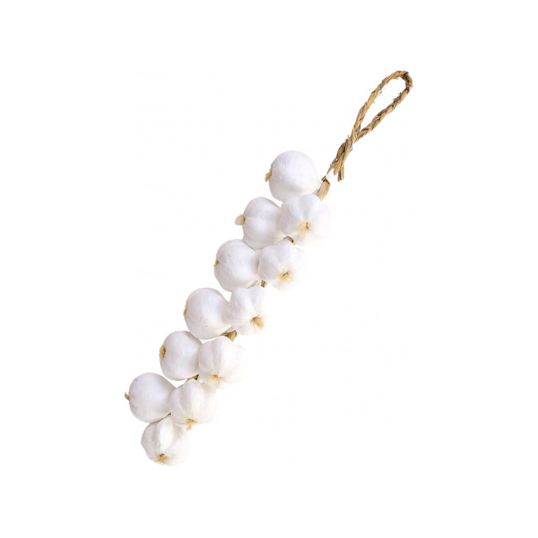 Artificial Garlic Bunch- White