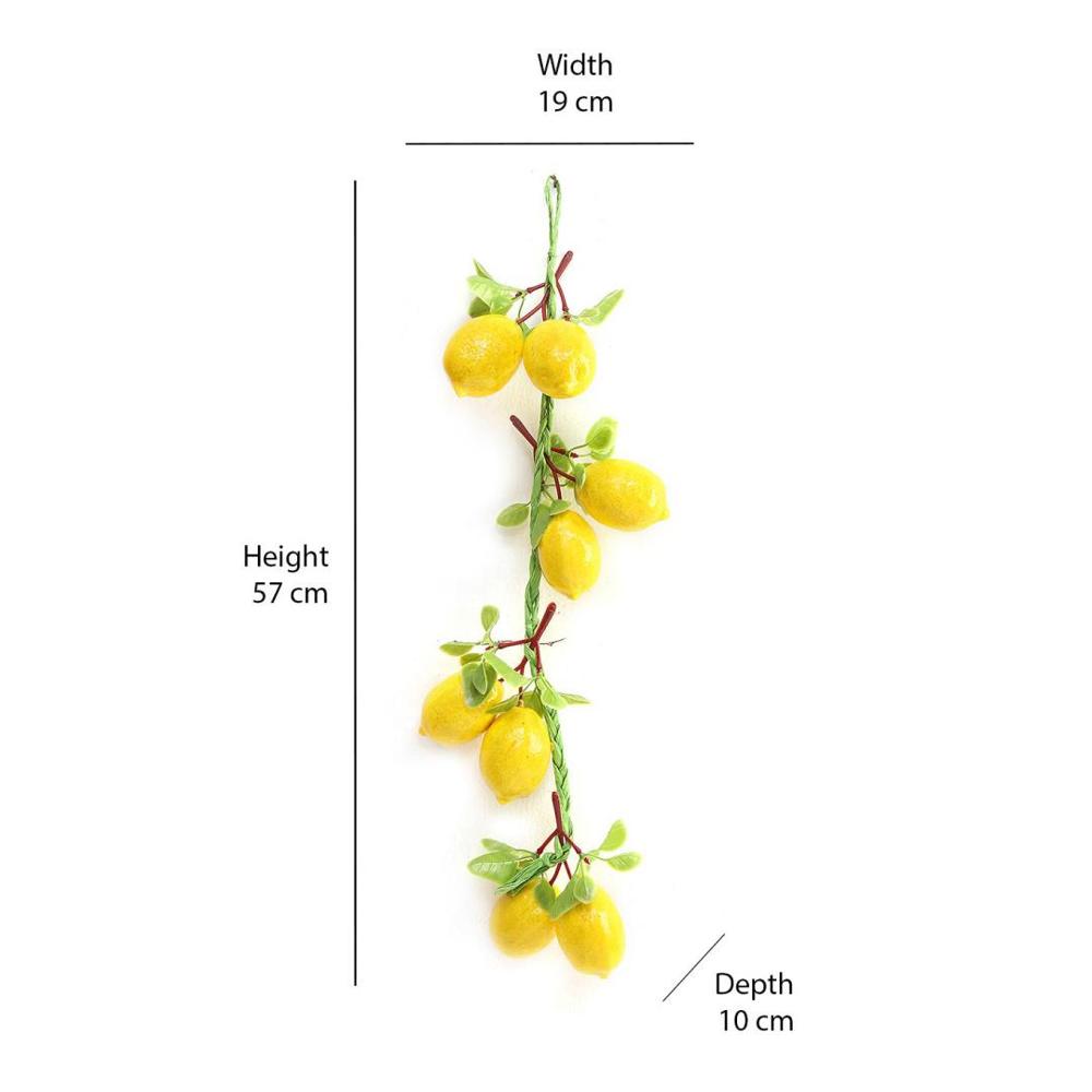 Artificial Lemon Bunch- Yellow