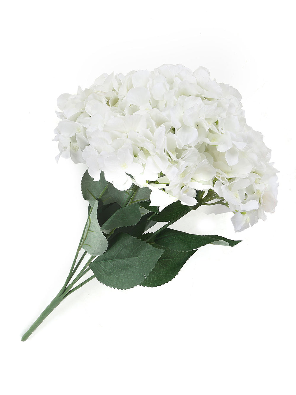 Hydrangea Artificial Flower Bunch- White