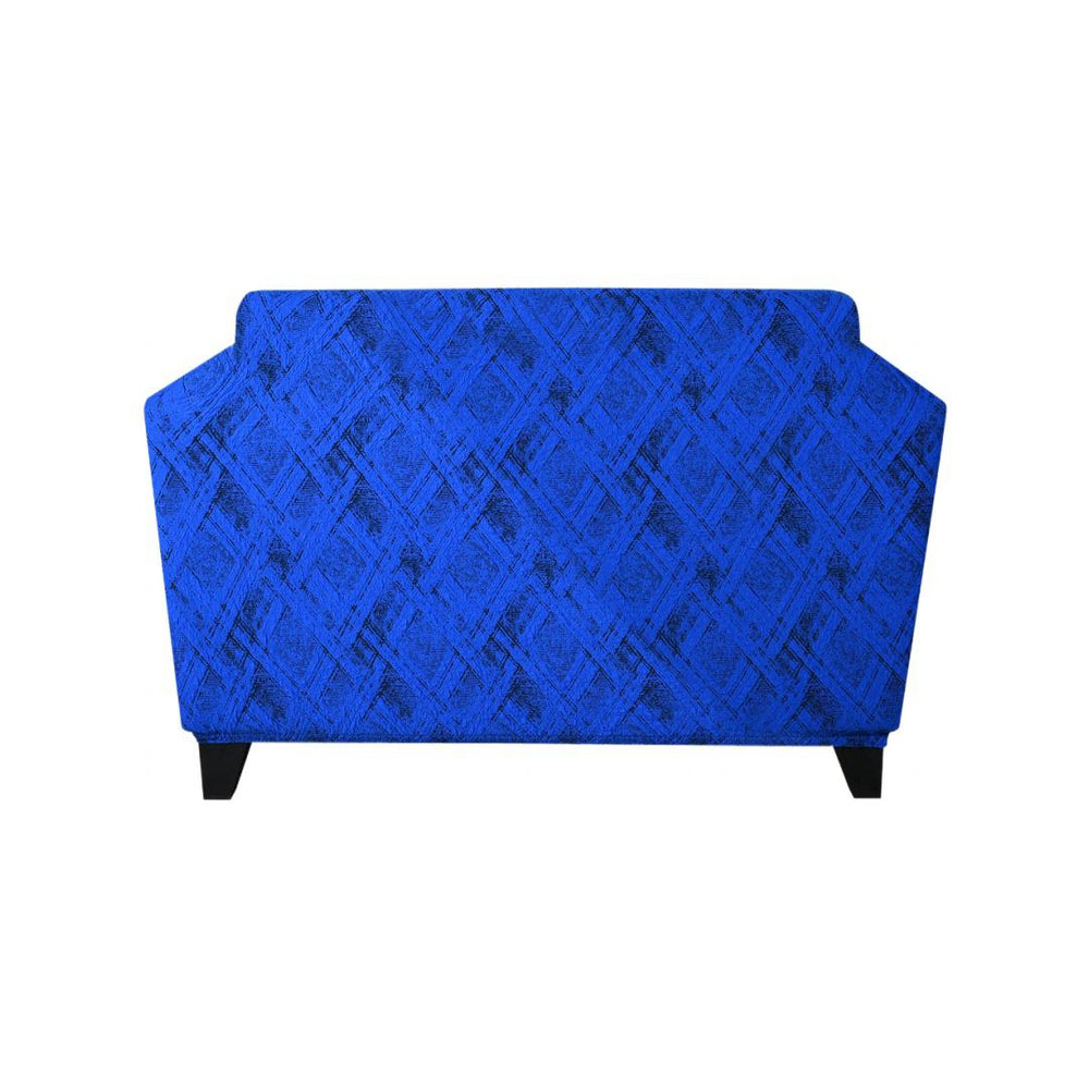 2 Seater Jaquared Knit Sofa Cover- Nautica Blue