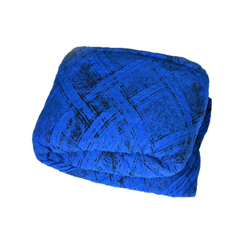 2 Seater Jaquared Knit Sofa Cover- Nautica Blue