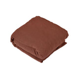 1 Seater Knit Sofa Cover- Brown