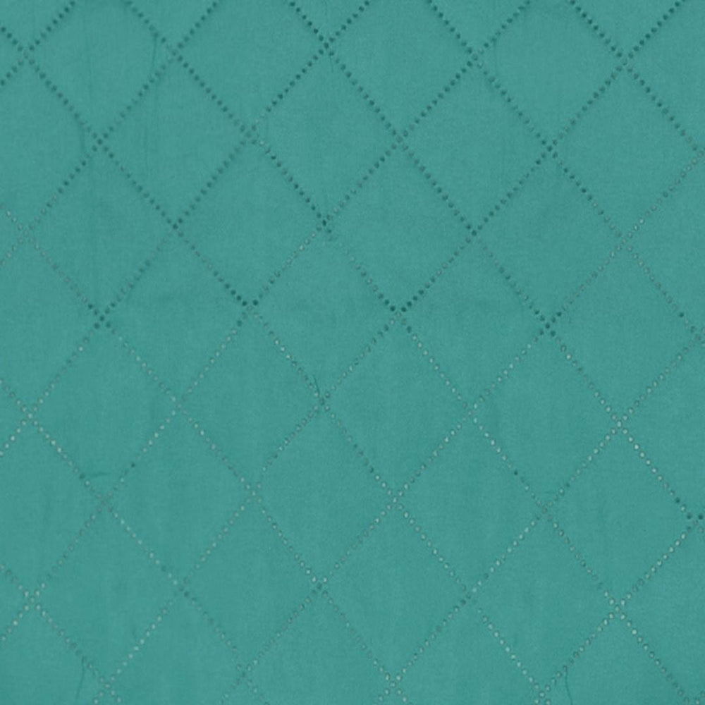 Reversible 1 Seater Sofa Cover 179 cm x 165 cm (Sea Green & Indigo)